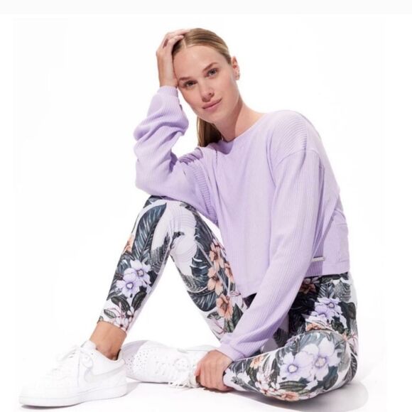 NWT EleVen By Venus Williams Tropicana Legging 25" - Picture 6 of 9